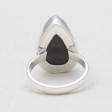 Natural Shungite Silver Rings