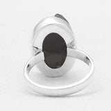 Natural Shungite Silver Rings