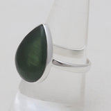 925 Sterling Silver Nephrite Jade Rings