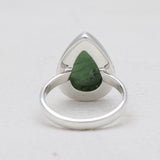 925 Sterling Silver Nephrite Jade Rings