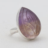 925 Sterling Silver Carving Ametrine Rings