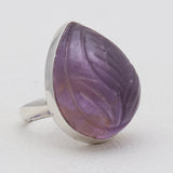 925 Sterling Silver Carving Ametrine Rings