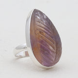 925 Sterling Silver Carving Ametrine Rings