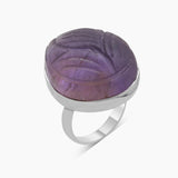 925 Sterling Silver Carving Ametrine Rings