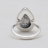 925 Silver Dendritic Opal Rings