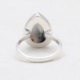 925 Silver Dendritic Opal Rings
