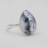 925 Silver Dendritic Opal Rings