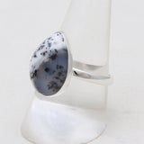925 Silver Dendritic Opal Rings