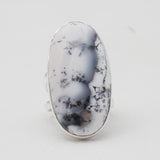 925 Silver Dendritic Opal Rings