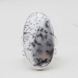 925 Silver Dendritic Opal Rings