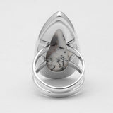 925 Silver Dendritic Opal Rings