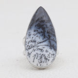 925 Silver Dendritic Opal Rings