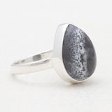 925 Silver Dendritic Opal Rings