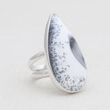 925 Silver Dendritic Opal Rings