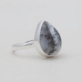 Dendritic Opal Silver Rings