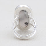 925 Silver Dendritic Opal Rings
