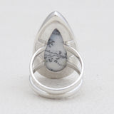 925 Silver Dendritic Opal Rings