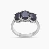 925 Sterling Silver Blue Topaz Rings