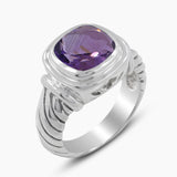 925 Sterling Silver Smoky Quartz Rings