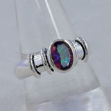 Blue Topaz Sterling Silver Ring