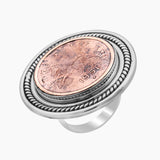 Antique Coin Silver Ring