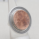 Antique Coin Silver Ring