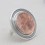 Antique Coin Silver Ring