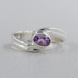 Citrine Silver Rings