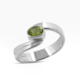 Citrine Silver Rings