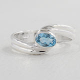 Citrine Silver Rings