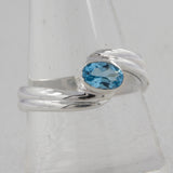 Citrine Silver Rings