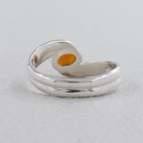 Citrine Silver Rings