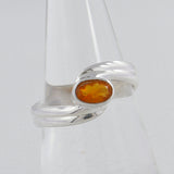 Citrine Silver Rings