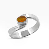 Citrine Silver Rings