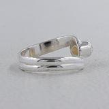 Citrine Silver Rings