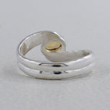 Citrine Silver Rings