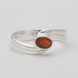 Citrine Silver Rings