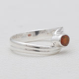 Citrine Silver Rings