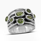 925 Sterling Silver Blue Topaz Rings