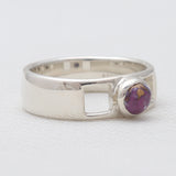 Amethyst Silver Rings