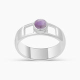 Amethyst Silver Rings