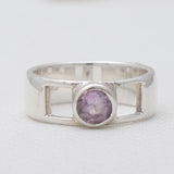 Amethyst Silver Rings
