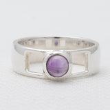 Amethyst Silver Rings
