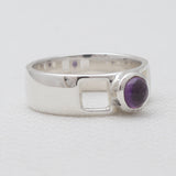 Amethyst Silver Rings