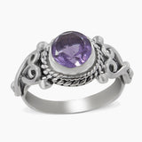 925 Sterling Silver Garnet Rings