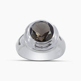 Green Amethyst Silver Rings