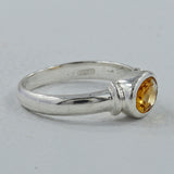 Citrine Silver Ring