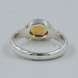 Citrine Silver Ring