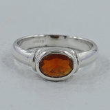 Citrine Silver Ring