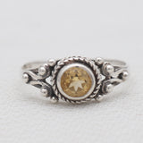 925 Sterling Silver Smoky Quartz Rings